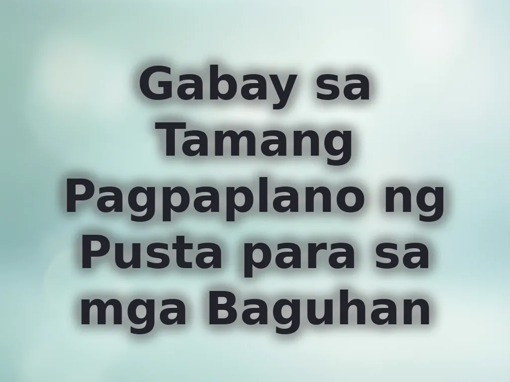 Gabay sa Tamang Pagpaplano ng Pusta para sa mga Baguhan